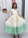 PC 526 Cotton Thread Embroidery Work Gown Wholesale Clothing Suppliers In India